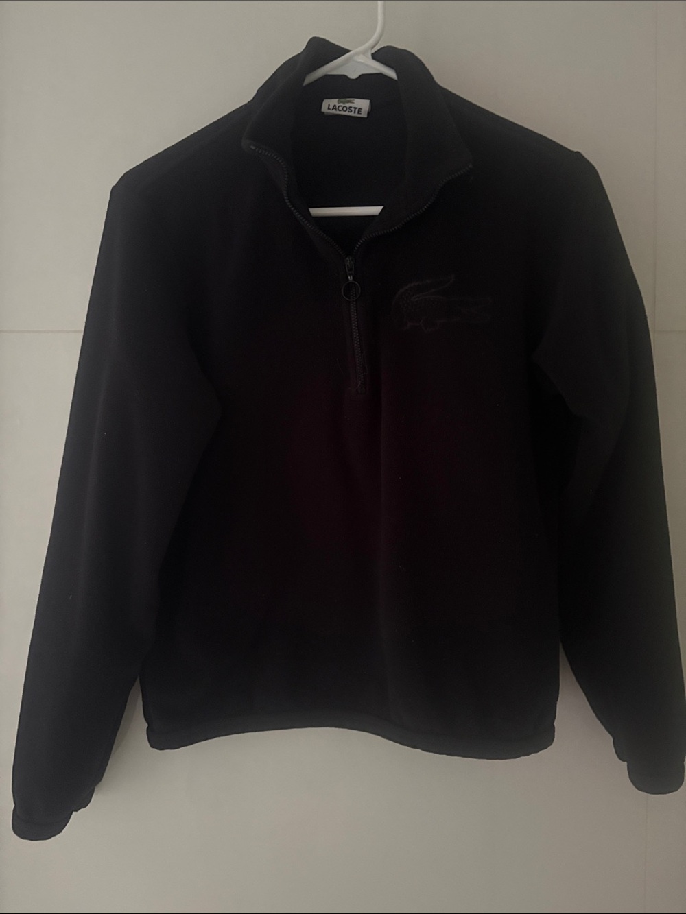 Lacoste Black Ladies Fleecy